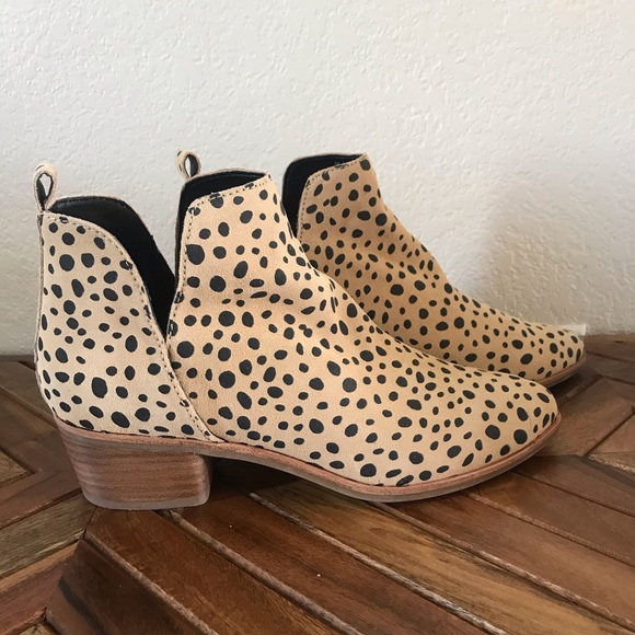 dolce vita leopard booties